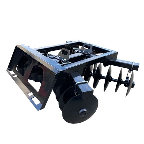 hydraulic skid steer disc harrow